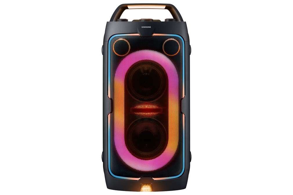 Samsung Sound Tower MX-ST40F/ZG Bluetooth Lautsprecher, Grosse Partybox & Musikbox mit Akku, 12 h Ak