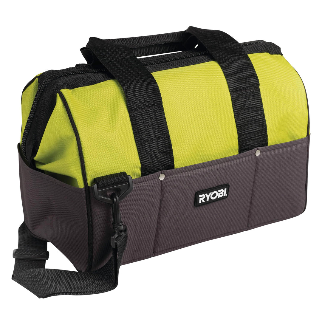 RYOBI - Tasche Grün und Schwarz verstärkt 460 x 305 x 305 mm für 3 oder 4 Werkzeuge Serie ONE+ mit o