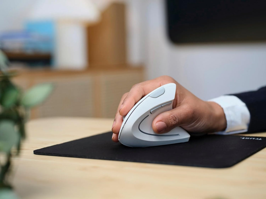 Trust Verto Kabellose Vertikale Maus, Wireless Ergonomische Maus, Vorbeugung Gegen Mausarm/Tennisarm