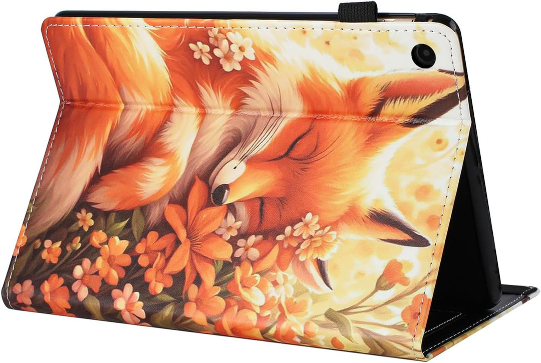 Rostsant Hülle für Samsung Galaxy Tab A9 Plus PU Leder Hülle Magnetischer Ständer Galaxy Tab A9 Plus