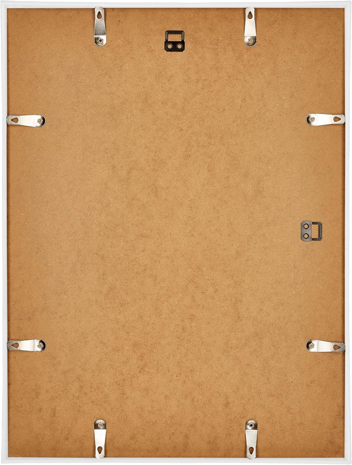 yd. Your Decoration - Bilderrahmen 75x100 cm - Weiss Hochglanz - Bilderrahmen aus Kunststoff mit Acr