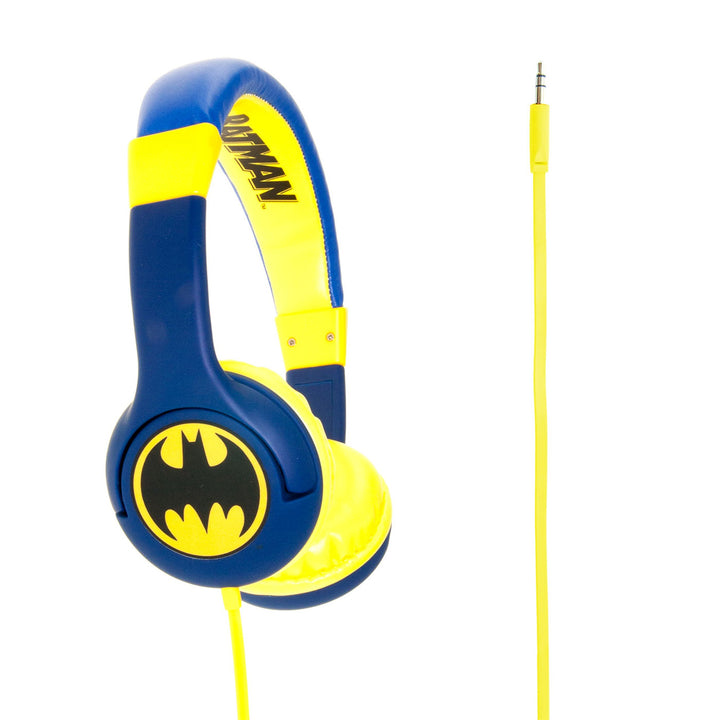 OTL Technologies JUNIOR Kinder Kopfhörer Batman Caped Crusader (gepolsterte Bügel, Lautstärkenbegren