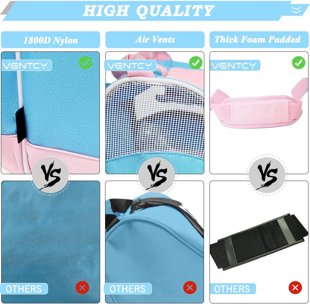 VENTCY Inliner Tasche, Skischuhtasche Tasche Kinder, Rollschuhe Tasche, Tasche für Inliner, Tasche S