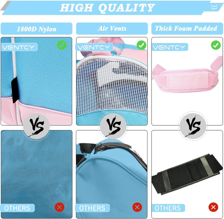 VENTCY Inliner Tasche, Skischuhtasche Tasche Kinder, Rollschuhe Tasche, Tasche für Inliner, Tasche S