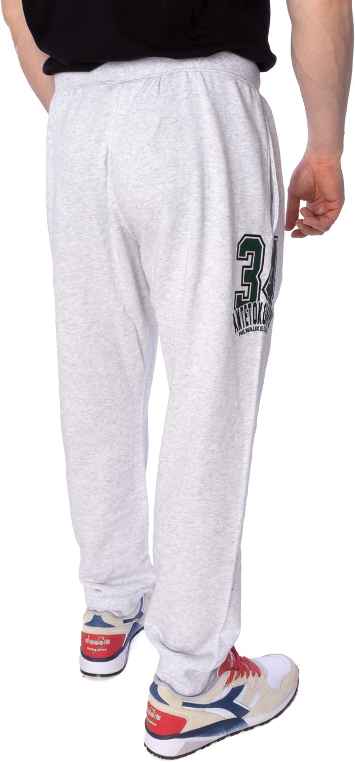 Outerstuff NBA Basketball Trainingshose Jogger Sporthose Jogginghose Herren S Milwaukee Bucks / 34 A