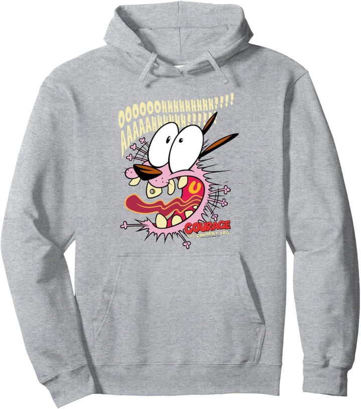 Courage the Cowardly Dog Scaredy Dog Pullover Hoodie