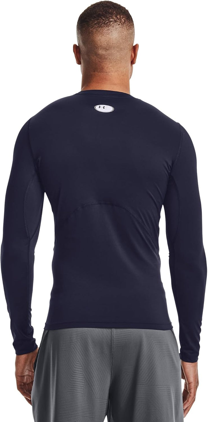 Under Armour HeatGear Kompressions-Langarm-T-Shirt für Herren Blau S Tall, Blau S Tall