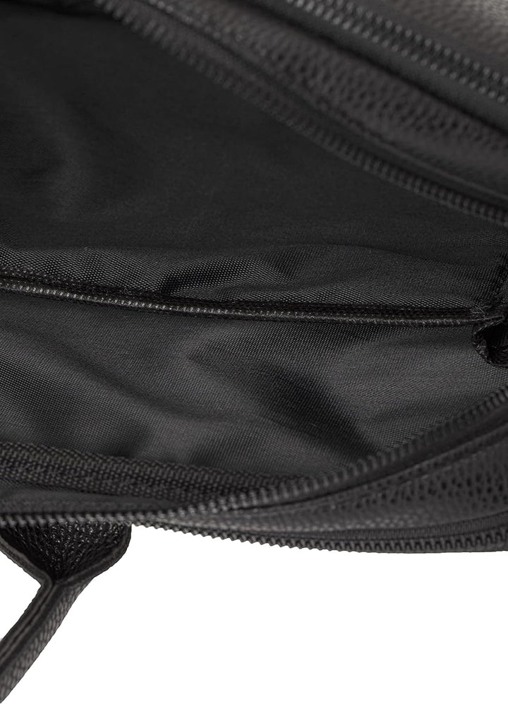 Redbridge Herren Schultertasche Messenger Bag Umhängetasche Kunstleder Schwarz, Schwarz