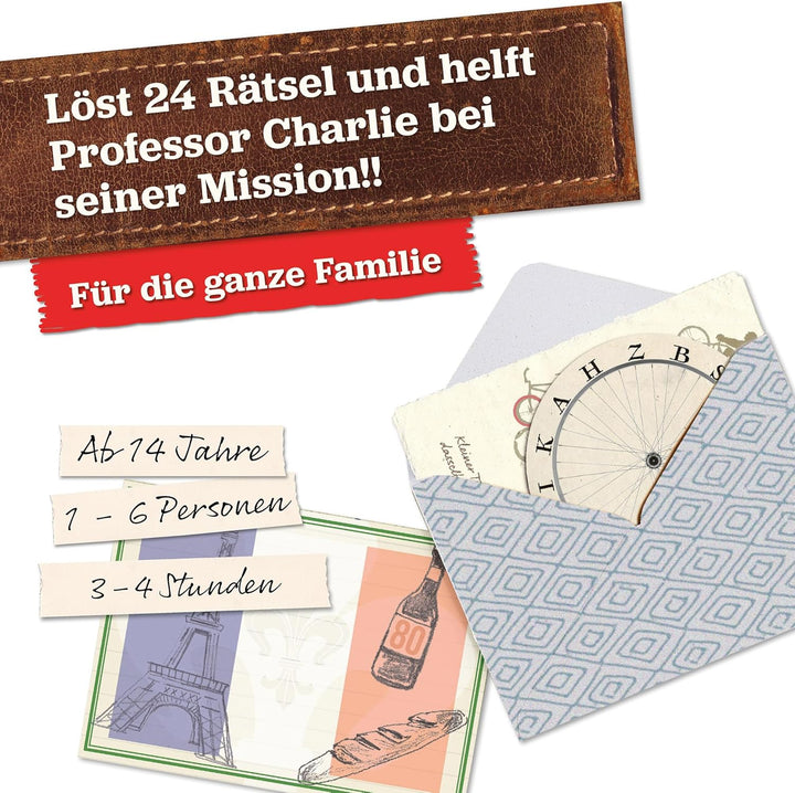 Hidden Games - Professor Charlies Reise um die Welt - EIN Rätselspiel in 24 Episoden - für 1-6 Perso