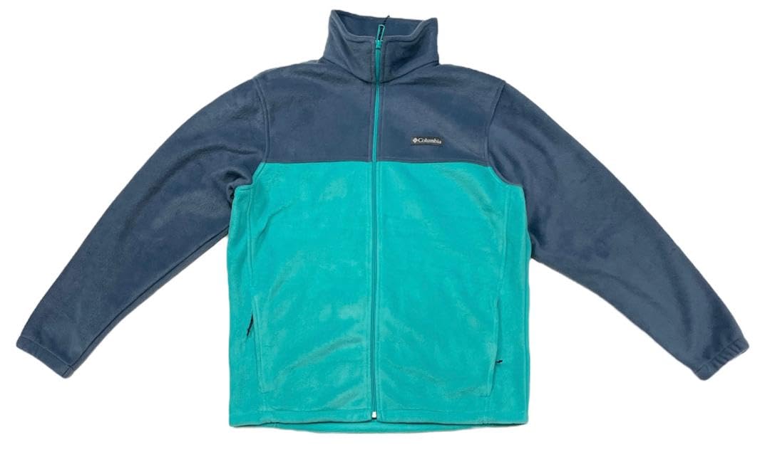 Columbia Steens Mountain 2.0 Herren-Fleecejacke mit durchgehendem Reissverschluss XL Blau/Stark Aqua