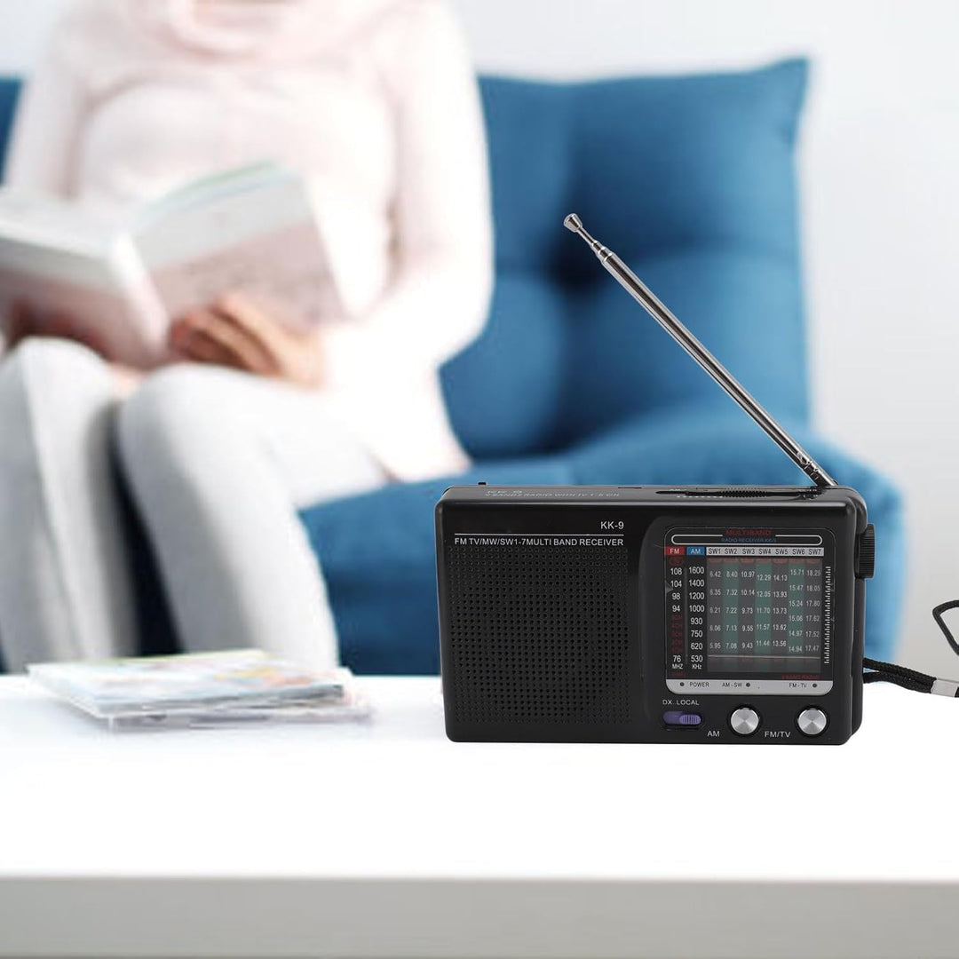 Tragbares Multiband-Radio, Kompaktes Tragbares Notfallradio für ältere Menschen mit -Chip, Hervorrag
