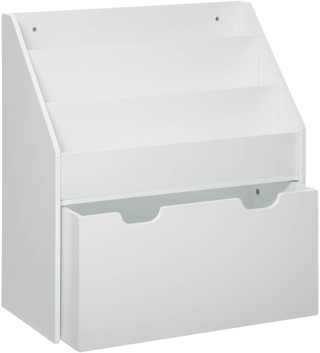 Kinderbücherregal - Rollcontainer - weiss H. 70 cm - Weiss - Atmosphera créateur d'intérieur Hellgra