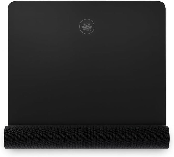 Premium Yoga-Matte STUDIO 185 x 68 x 0,4cm (extra gross) inkl. Gurt aus ECO PU & Naturkautschuk - An