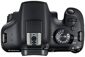 Canon EOS 2000D APS-C DSLR-Kameragehäuse | 24,1 Megapixel, fest integrierter 3-Zoll-LCD-Monitor, Rei