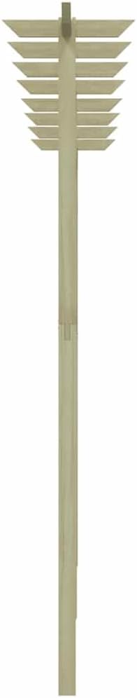 vidaXL Kiefernholz Imprägniert Pergola Rosenbogen Rankhilfe Holzbogen Spalier 400 x 40 x 205 cm, 400