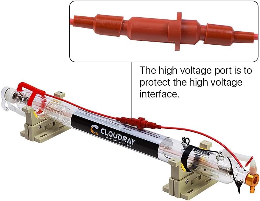 Cloudray CO2 Laser Tube Laserröhre 50W 60W 70W CO2 Glasröhre 1000mm Länge & 50mm DM für CO2 Lasergra