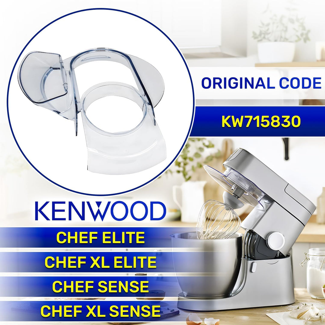 Spritzschutz Deckel für Küchenmaschine KW715830 für Kenwood Chef Elite