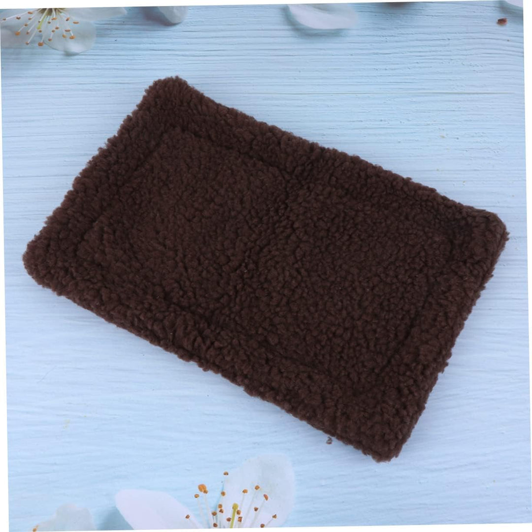 BESPORTBLE Wärmekissen Hamster Unterlage 30x20cm Langlebige Schlafmatte Aus Grauem Material Für Klei