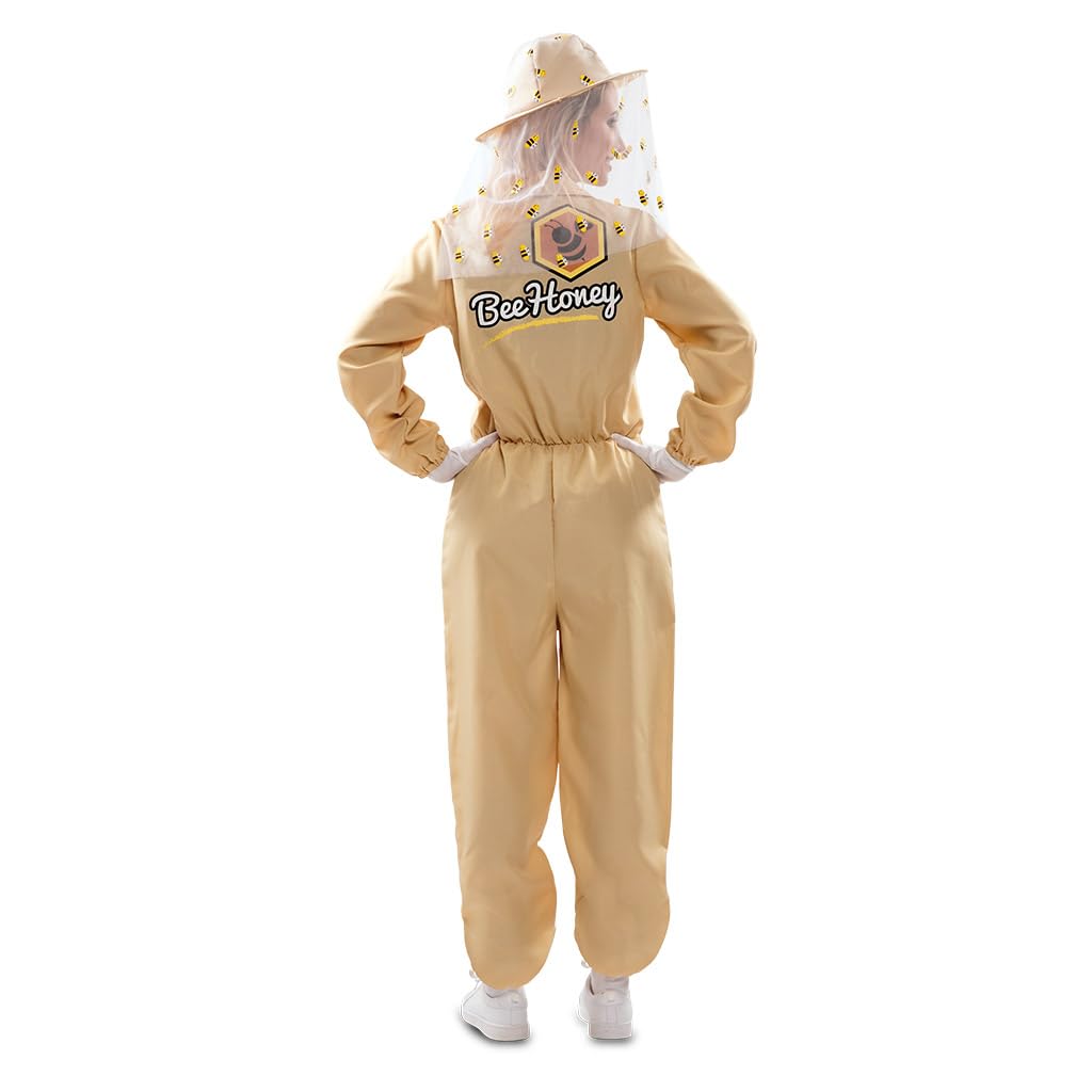 EUROCARNAVALES Kostüm Imkermeister Matthias Gr. S Beige Overall Imker Bienenzüchter Beruf Karneval (