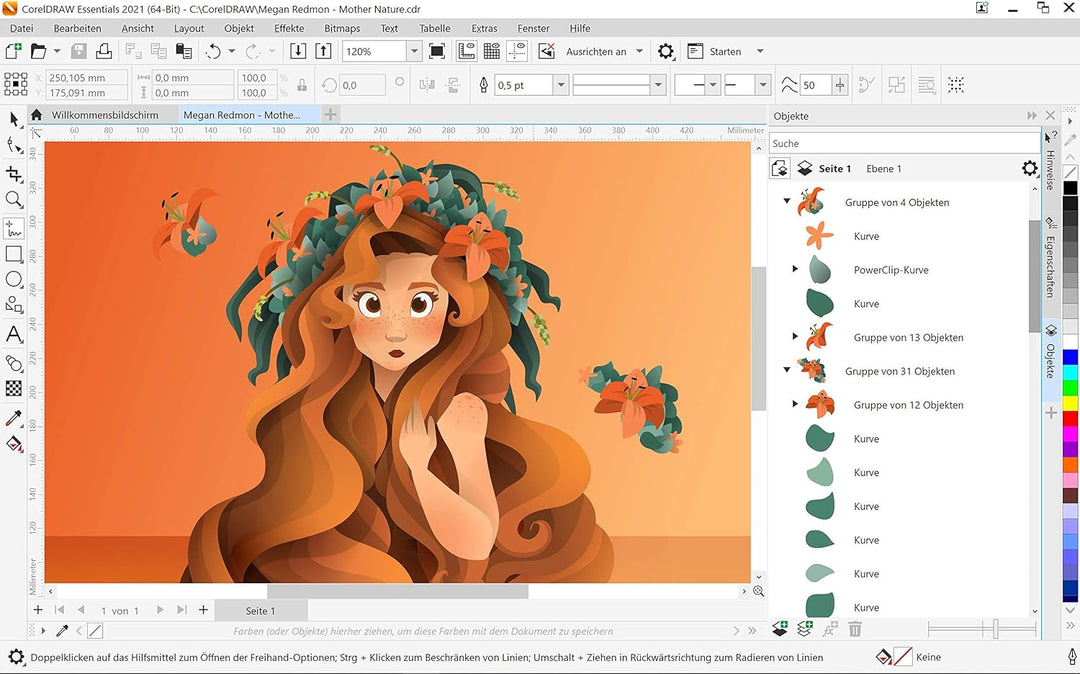 COREL CorelDRAW Essentials 2021 *für Windows 10*-DEUTSCH-Box (Nachfolger der CorelDraw Home & Studen