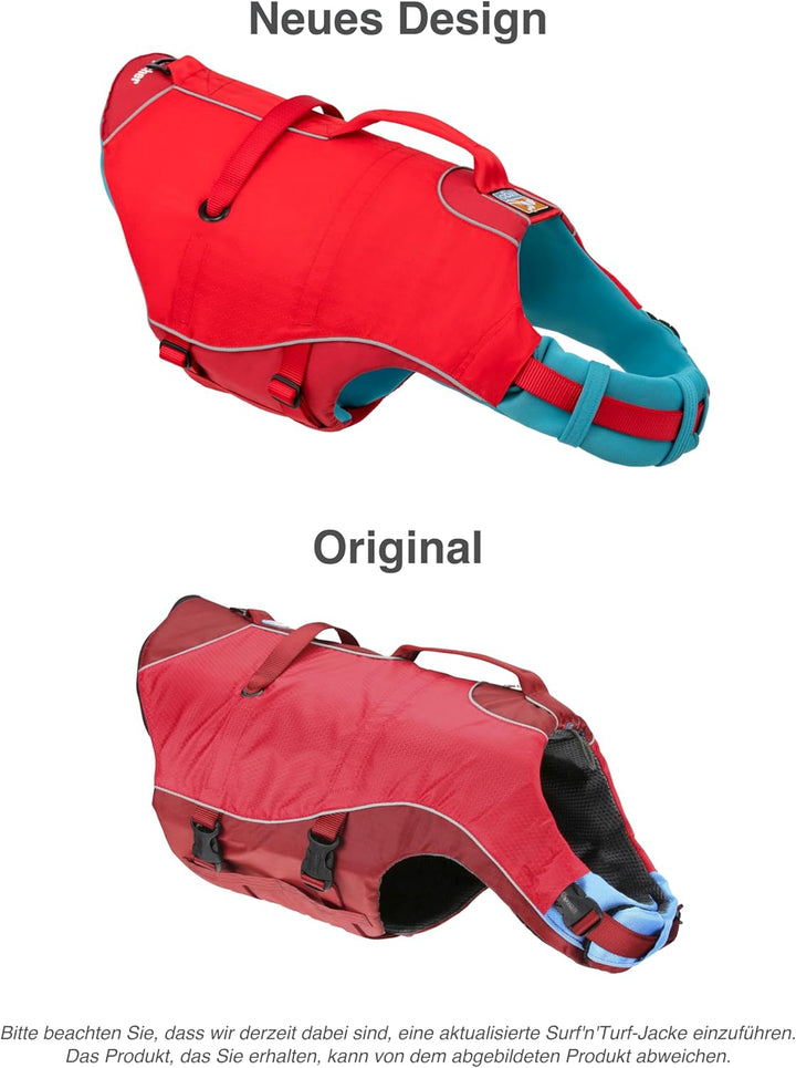 Kurgo Surf N Turf Hundeschwimmweste, Reissfestes Material, Mit Reflektoren und 2 Griffen ausgestatte