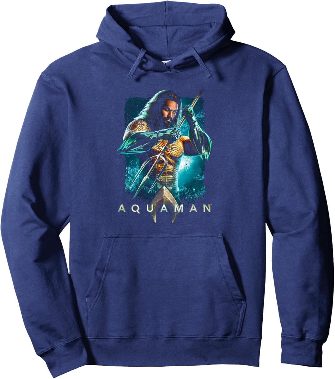 Aquaman Movie Trident Pullover Hoodie