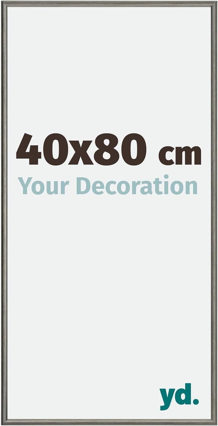 yd. Your Decoration - Bilderrahmen 40x80 cm - Bilderrahmen aus Aluminium mit Acrylglas - Antireflex