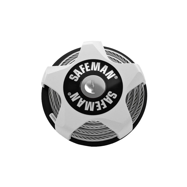 SAFEMAN® Multifunktions-Kabelschloss, Weiss