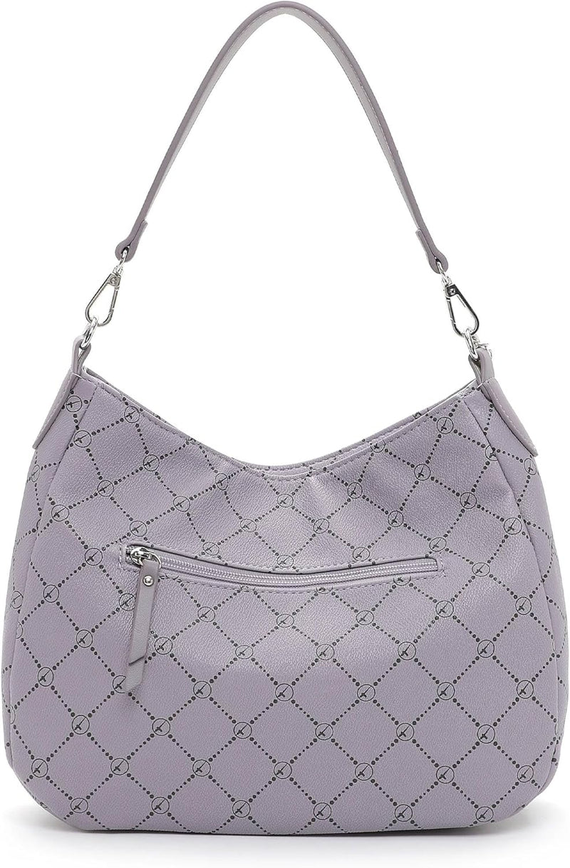 Tamaris Beutel TAS Anastasia 30901 Damen Handtaschen Print violet 639 Einheitsgrösse Violet 639, Ein