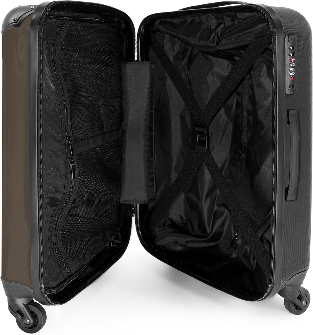 Koffer Mittelgross 67x43x25 cm Hartschalenkoffer L Trolley Rollkoffer 4 Rollen Leicht Hartschale Mit