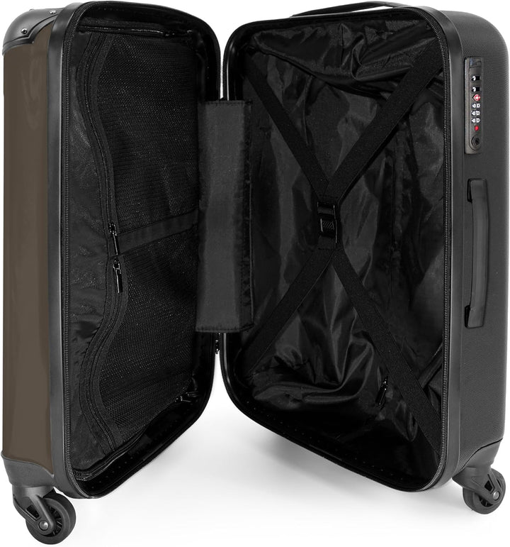Koffer Mittelgross 67x43x25 cm Hartschalenkoffer L Trolley Rollkoffer 4 Rollen Leicht Hartschale Mit