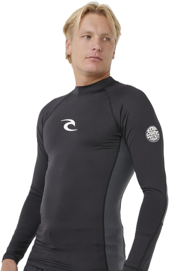 Rip Curl 2026 Männer Waves Perf Long Sleeve Vest 16FMRV - Black, M