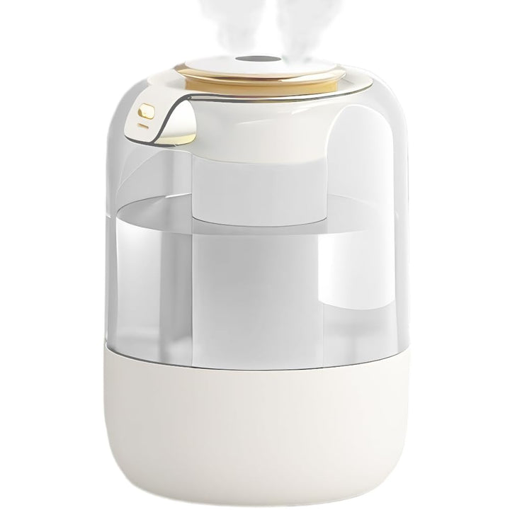 Luftbefeuchter Schlafzimmer Top-Fill Humidifier - 2L 360° Doppeldüse Raumbefeuchter mit 7 Farben Nac