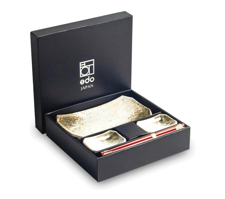 Luxus - Sushi-Set - Hikari - 6 teilig - Sushi Geschirr - Sushi Set 2 Personen - Japanisches Geschirr