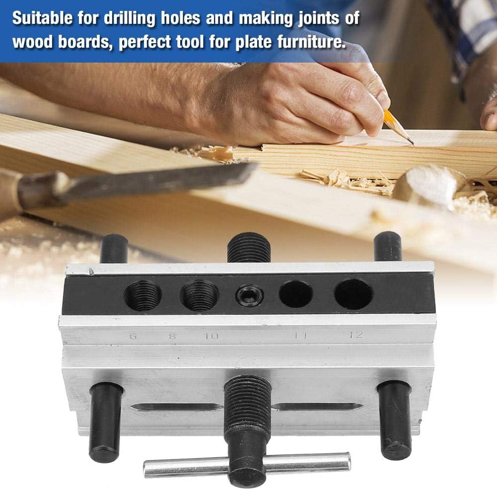 Holzbearbeitung Dübel Jig Tools Metallbohrer Dübelloch Selbstzentrierende Locator Diy