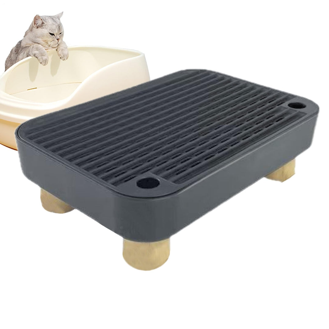Katzenstreu Box Stufe | Stufe Für Ältere Katzen Mit Filterfunktion,rutschfeste Kätzchen Katzenklo Ma