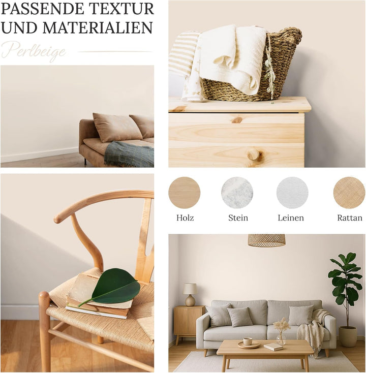 Preismaxx Profiweiss urban colors, bunte Wandfarbe, beige, perlbeige, pearl beige 10L, Innenfarbe, h