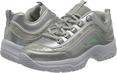 FILA Damen Strada F Wmn Sneaker 38 EU Silber, 38 EU Silber