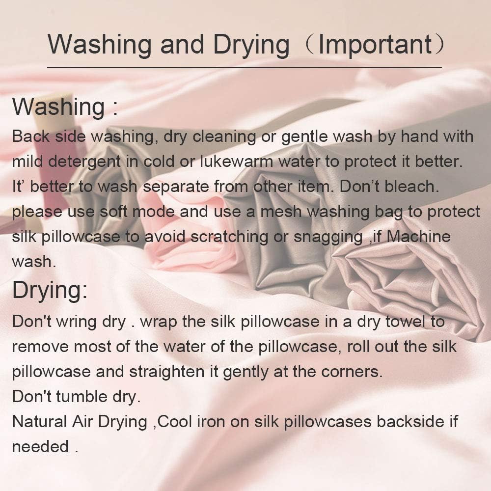 Seidenkissenbezug Jaciu Silk Pillowcase 21 Momme beidseitiger Seidenkissenbezug Kissenbezug Versteck