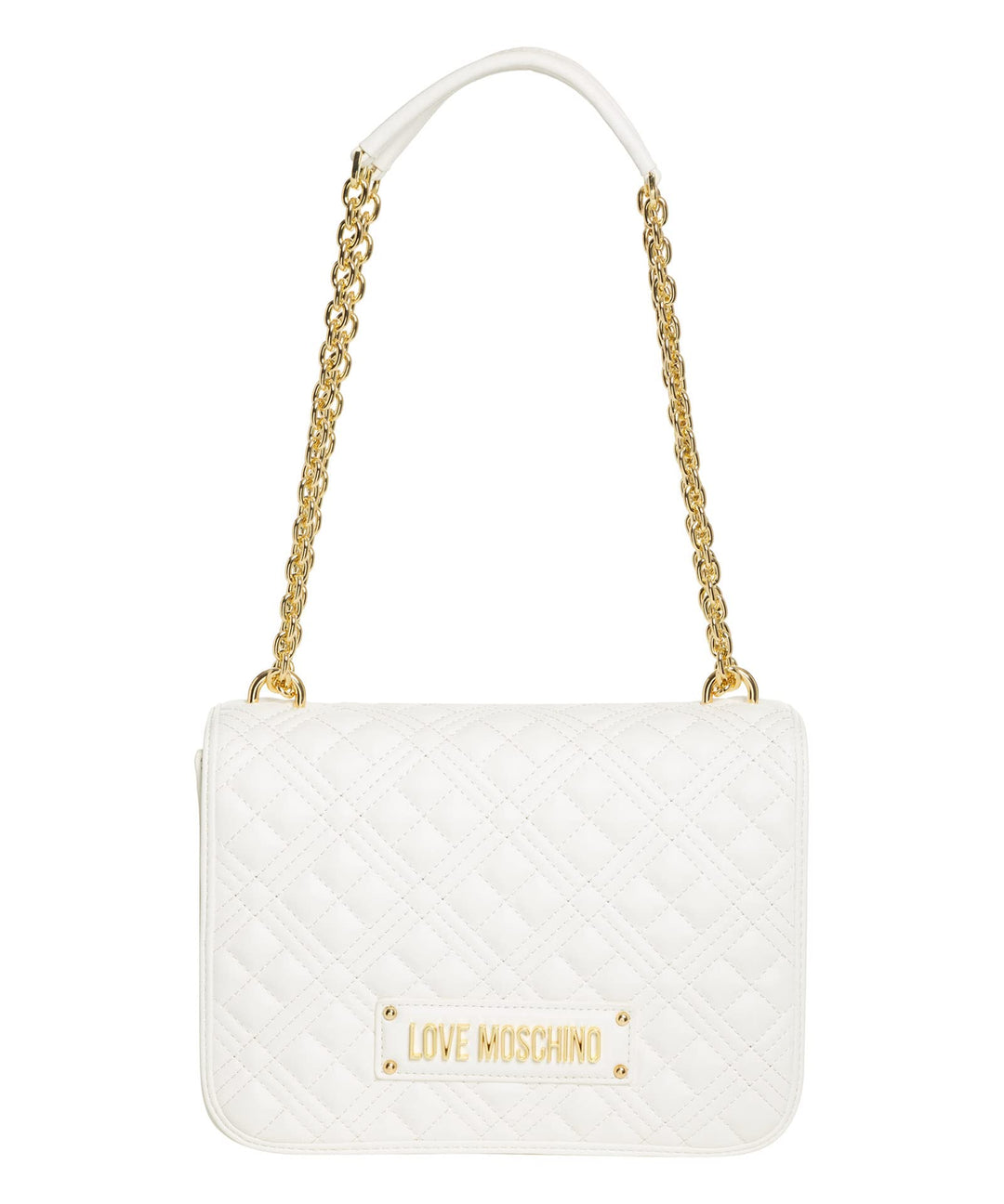 Love Moschino damen Umhangetasche off white