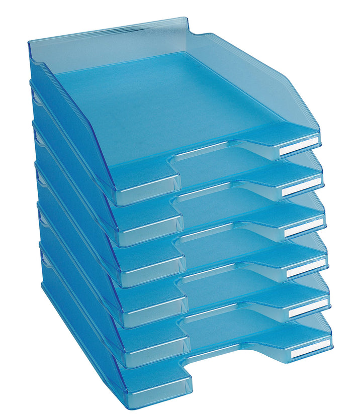 Exacompta 11336D 6er Pack Premium Briefablage Combo Midi DIN A4. Ideale Briefkörbe für Ihre Organisa