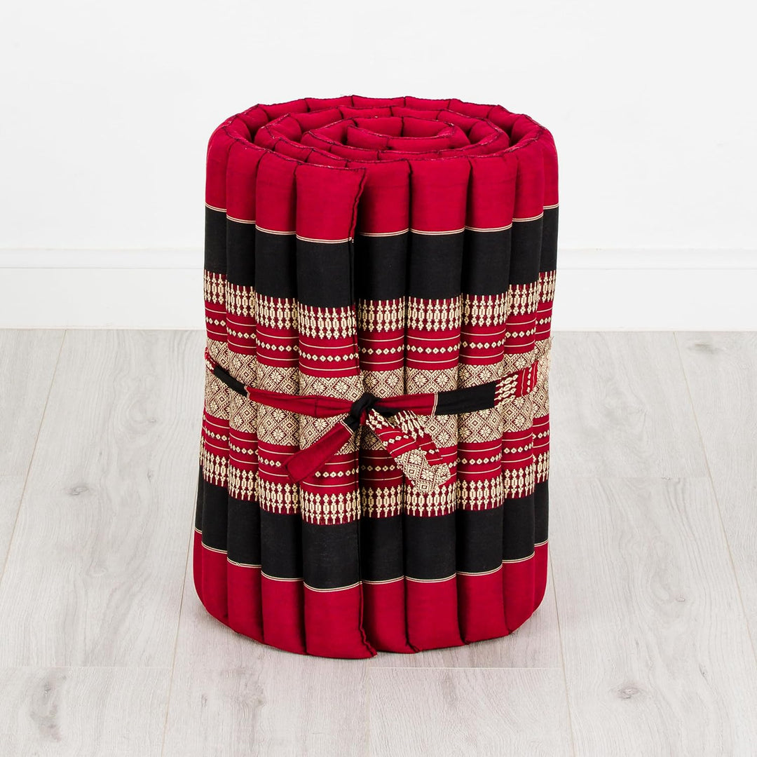 livasia Rollmatte Rollmatratze S schmal - 200x50x4,5cm - Gästebett Gästematratze 1 Person mit Muster