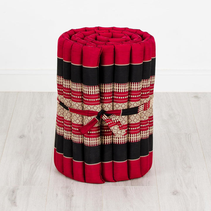 livasia Rollmatte Rollmatratze S schmal - 200x50x4,5cm - Gästebett Gästematratze 1 Person mit Muster