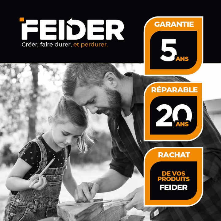 FEIDER FHNVT1300 Dampfreiniger 1300W mit Accessoires - Bodenbürste, Mikrofasertuch, Rundbürste, Verl