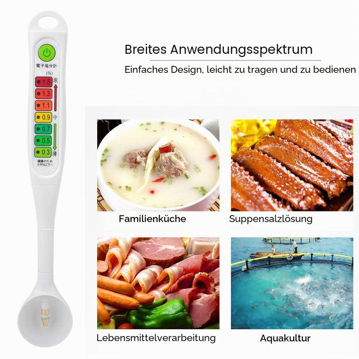 Salinometer, Food Liquid Salzgehalt Tester Meter Professionelle LED-Leuchten Präzises Salinometer zu