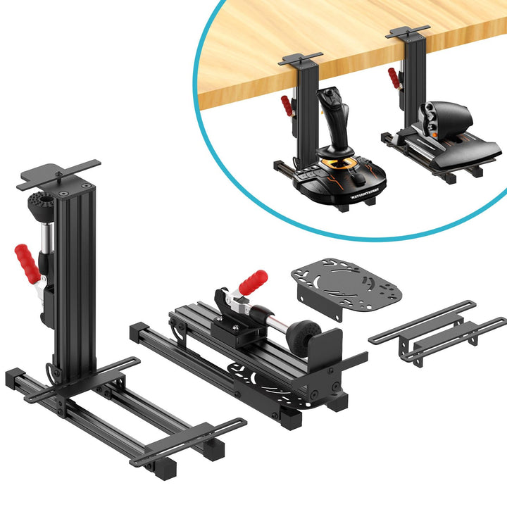 2-Set Die Tischhalterung für die Flight Sim Spiel Joystick, Drossel und Hotas Systeme kompatibel mit