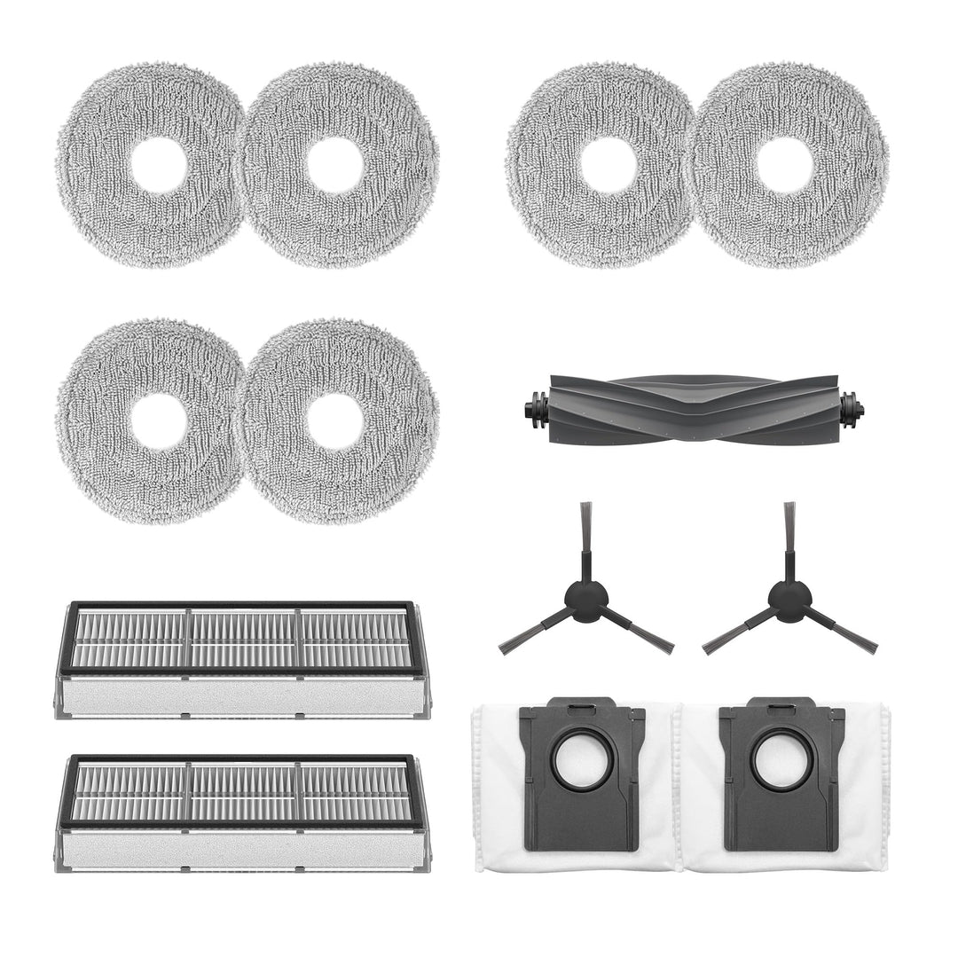 Dreame Zubehörset für L10s Ultra Gen2 Roboter, enthält 1x Hauptbürste, 2x Seitenbürsten, 2x Staubfil
