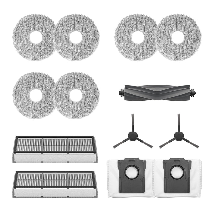 Dreame Zubehörset für L10s Ultra Gen2 Roboter, enthält 1x Hauptbürste, 2x Seitenbürsten, 2x Staubfil