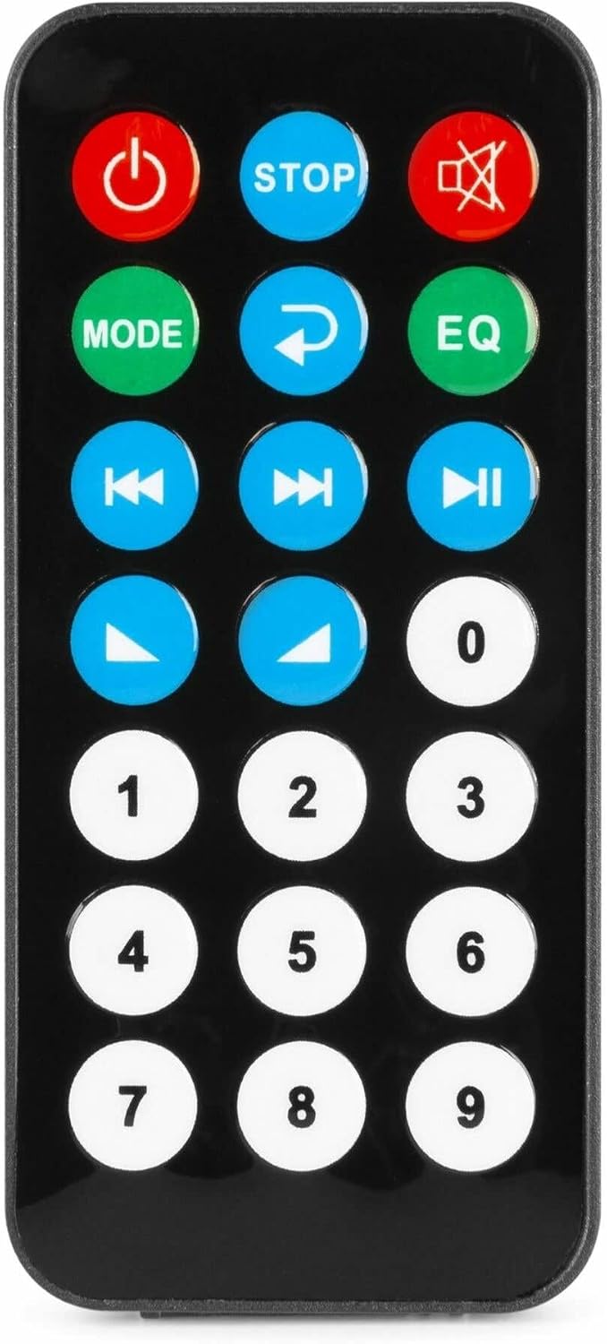 Fenton FT8LED MK2 - Partybox Bluetooth Lautsprecher, 300 Watt Party Lautsprecher mit LED, Trolley, A