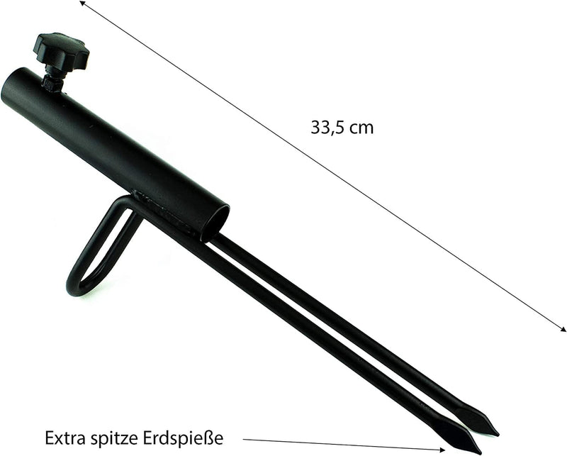 Zite Fishing Schirmzelt Geschlossen 250cm mit Schirmstütze – Karpfen Angelzelt mit Rückwand & Seiten